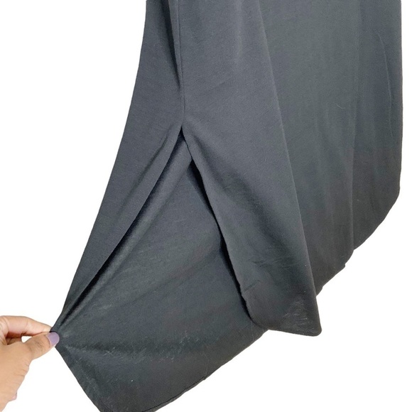 Huskary black slip dress with side splits. NWT. Size XS - Picture 3 of 6